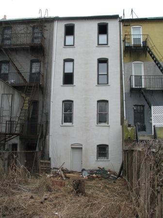 Lincoln Pl. Townhouse Beginning Rear View