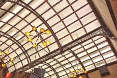 Arlington Club Steel Truss Ceiling